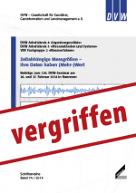 DVW-Schriftenreihe Band 74: Zeitabhängige Messgrößen – Ihre Daten haben (Mehr-)Wert